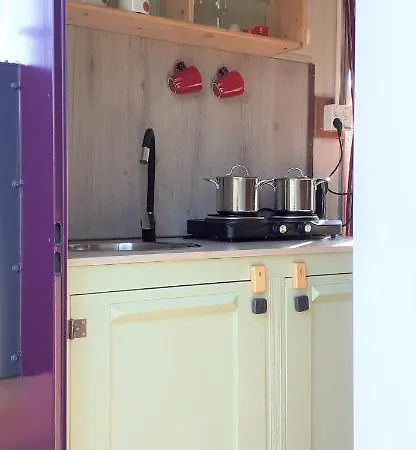 Campingplads Pipowagen Paarse Opal