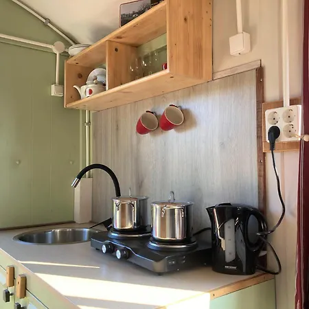 Pipowagen Paarse Opal Campingplads