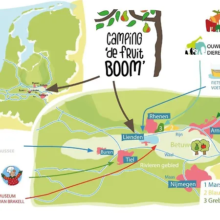 Pipowagen Paarse Opal Кемпинг Lienden