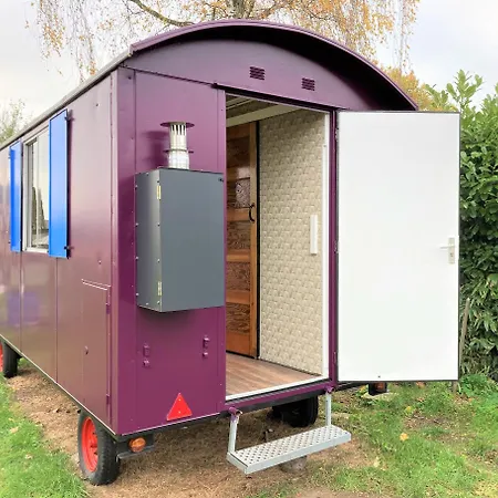 Pipowagen Paarse Opal Camping