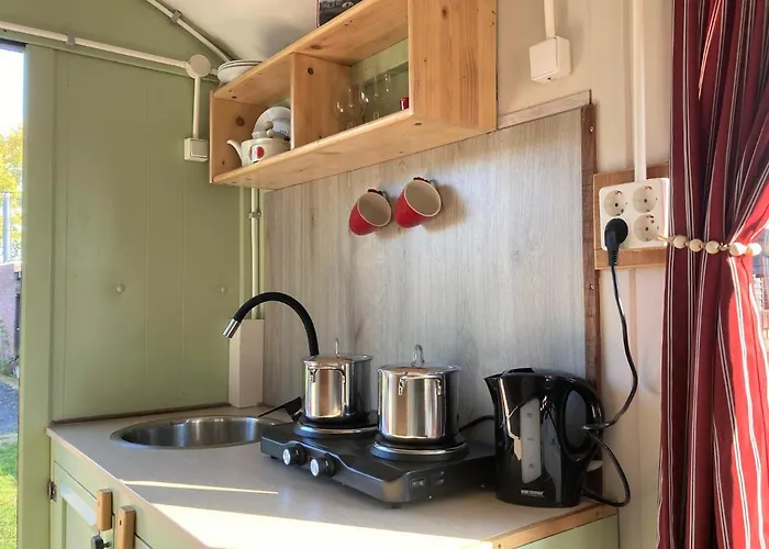 Pipowagen Paarse Opal Camping